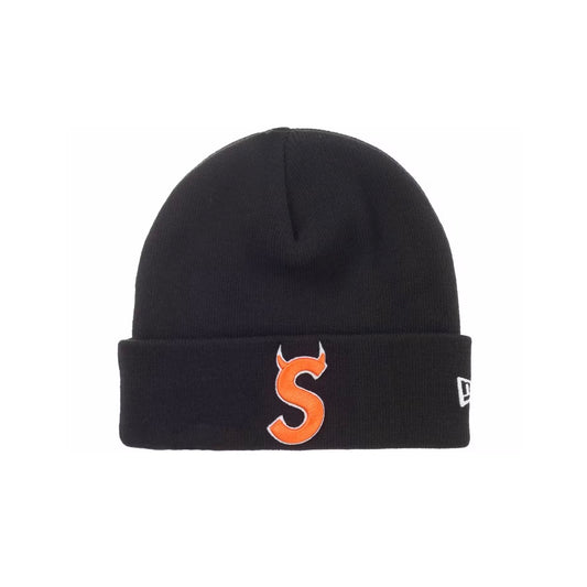 Gorro Supreme x New Era Devil S Logo Beanie Black
