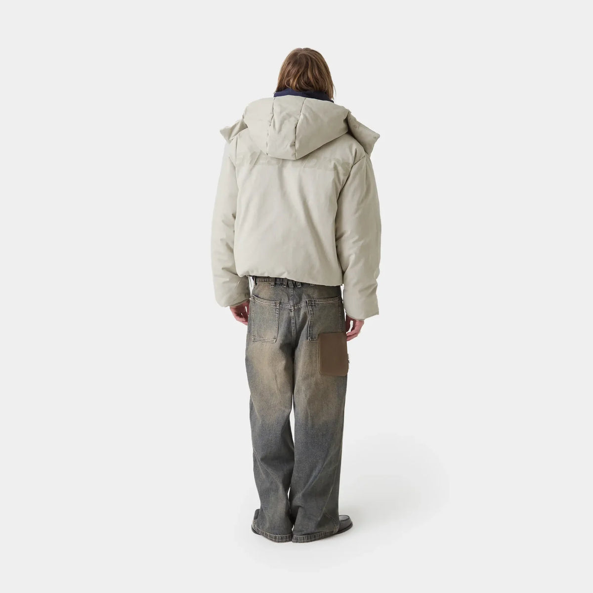 Chaqueta Eme Studios Gift Sarga Off Sand Puffer