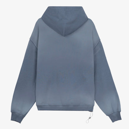 Poleron Fake Gods Pitstop Cropped Hoodie Grey