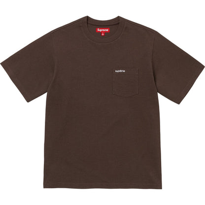 Polera Supreme S/S Pocket Tee Dark Brown FW25