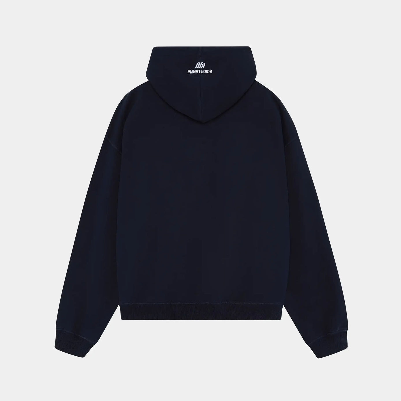 Poleron Eme Studios Inteal Navy Oversized Hoodie