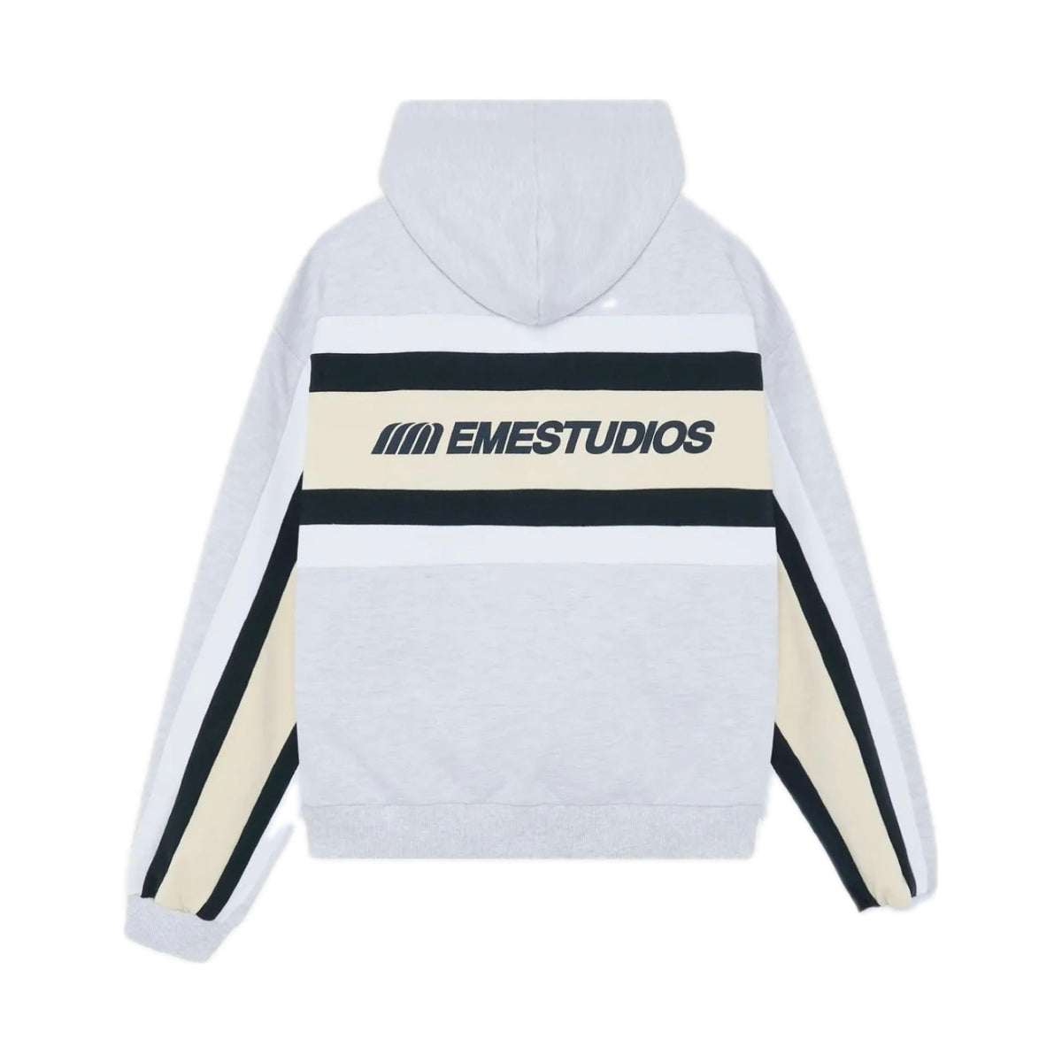 Poleron Eme Studios Vanguard Heather Grey Oversized Hoodie