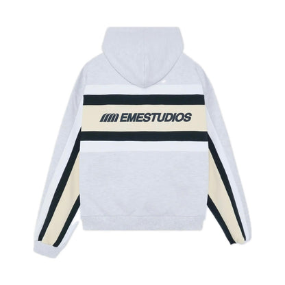 Poleron Eme Studios Vanguard Heather Grey Oversized Hoodie