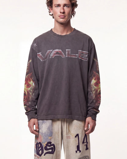 Polera Vale Forever Valley Dreams Trunks Vs Freezer Budokai L/S Black