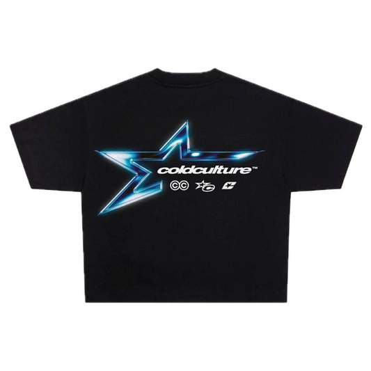 Polera Cold Culture Electric Shine Tee Black