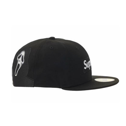 Gorro Supreme Ghostface Box Logo x New Era 59fifty Black