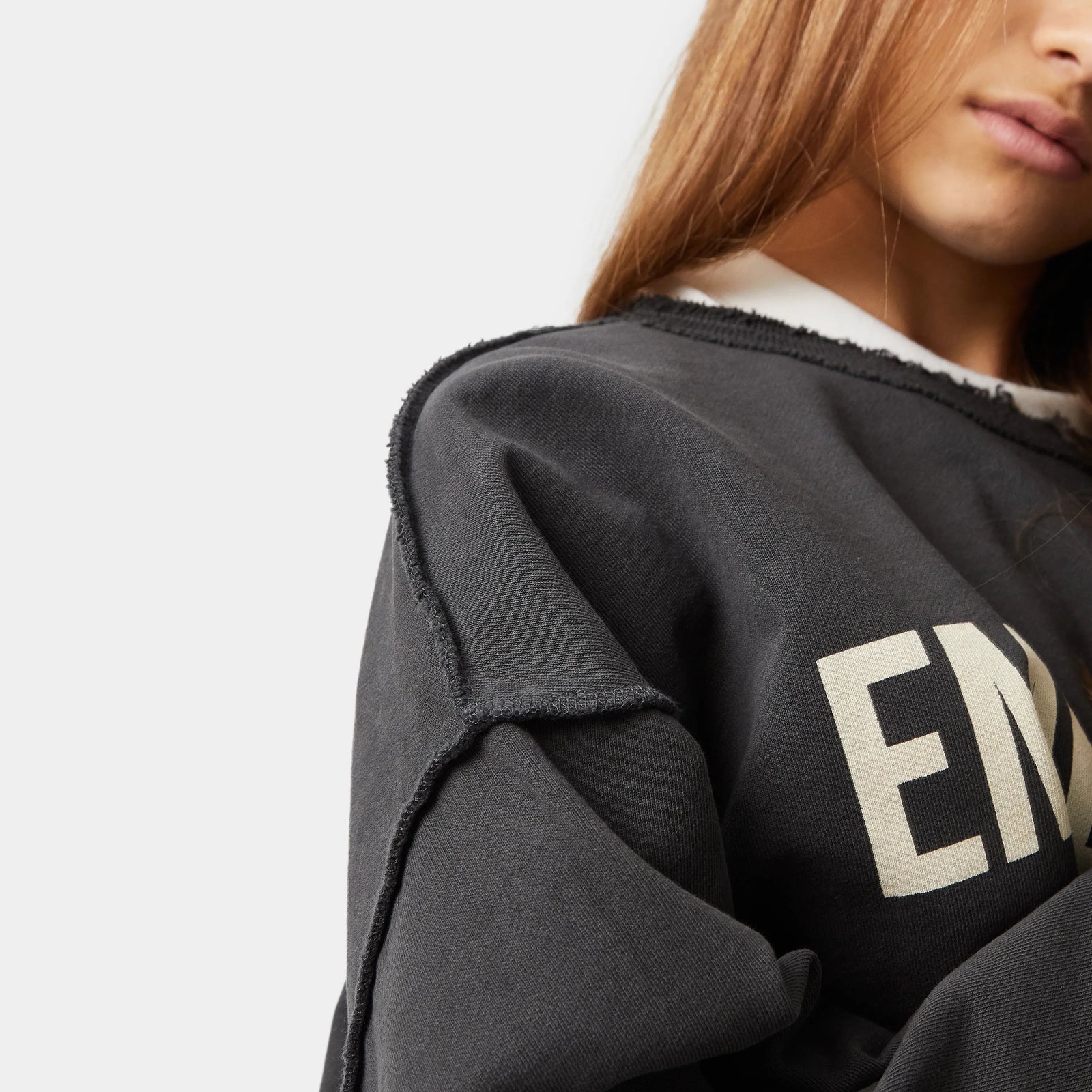 Poleron Eme Studios Hectic Shadow Reverse Crewneck