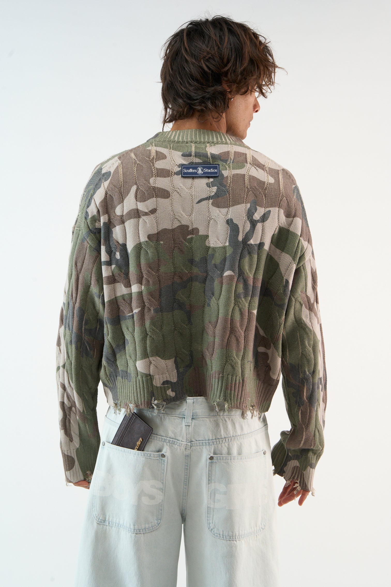 Sweater Scuffers Trench Camo Knit