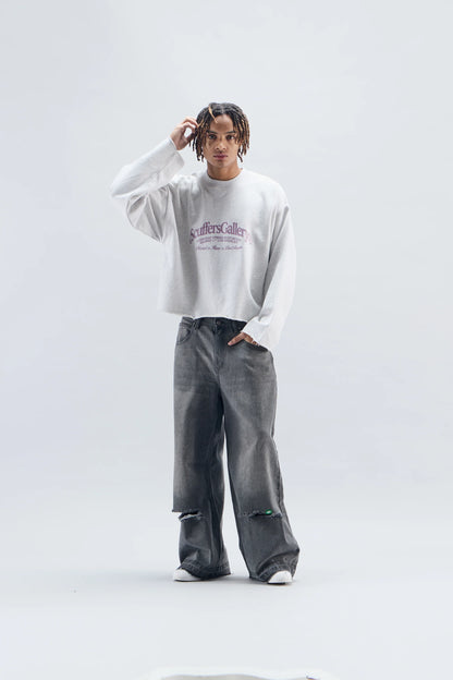 Poleron Scuffers Gallery Grey Sweatshirt Crewneck