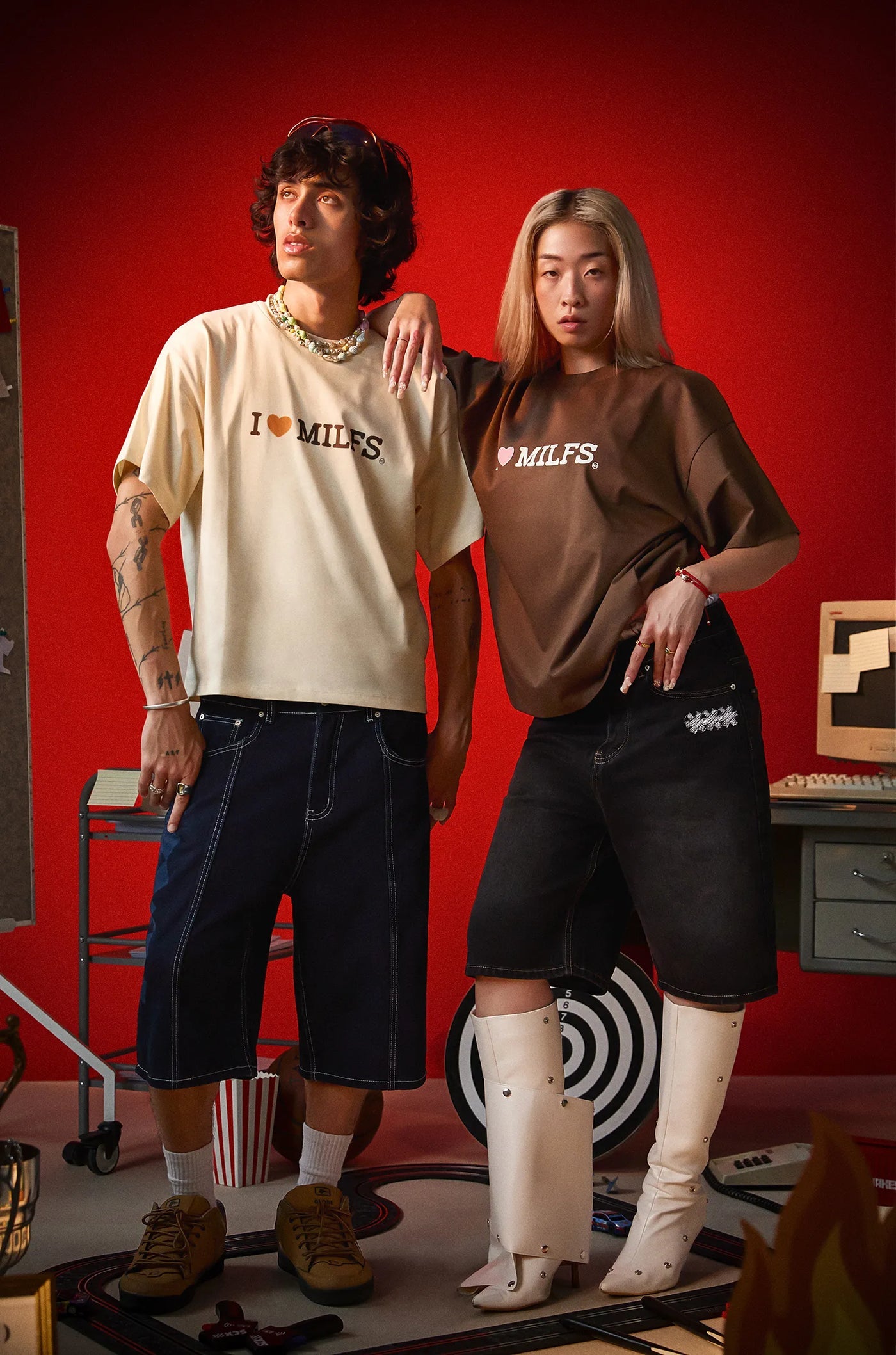 Polera MilfShakes Souvenir Tee Chocolate