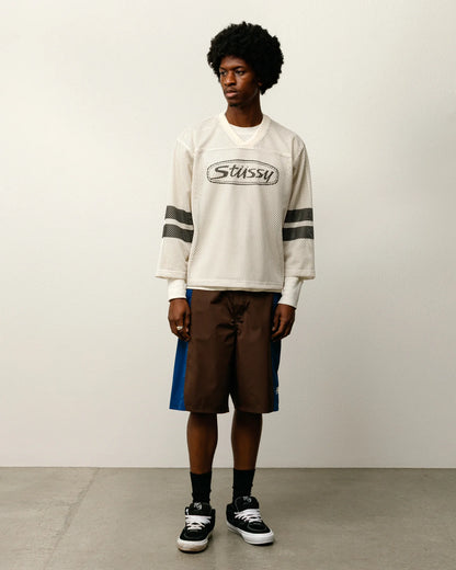 Polera Stussy Trucker Team Jersey Natural