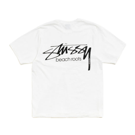 Polera Stussy Beach Roots Pigment Dyed Natural