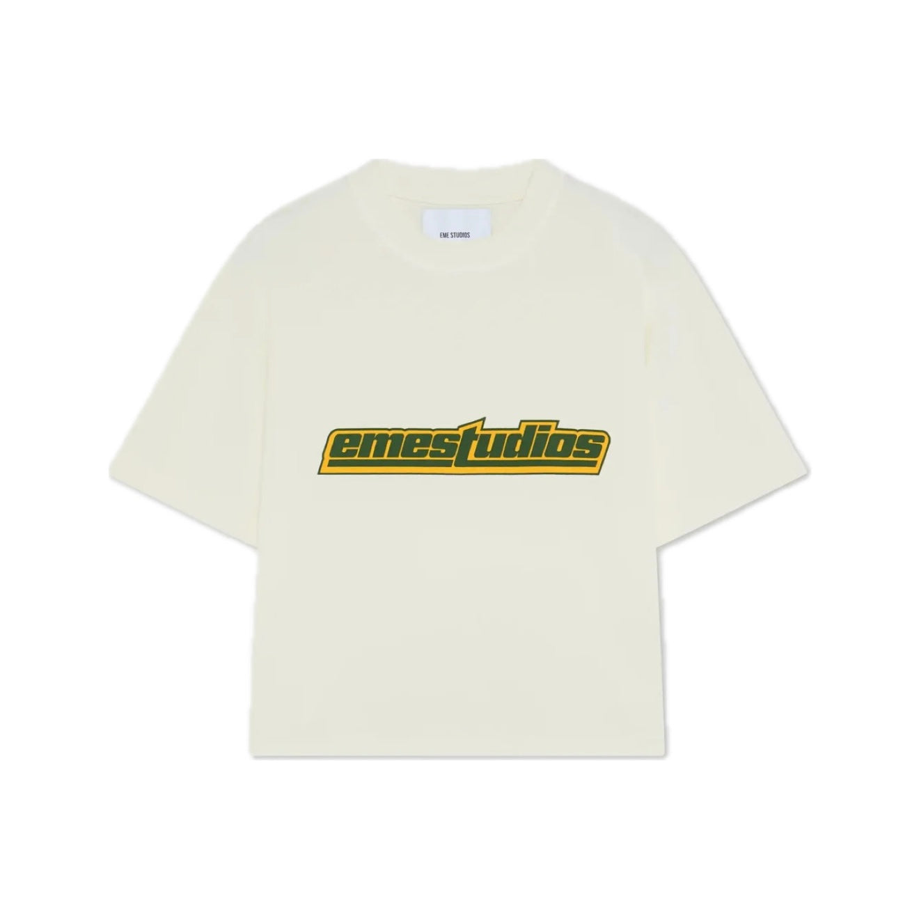 Polera Eme Studios Outline Off Sand Oversized