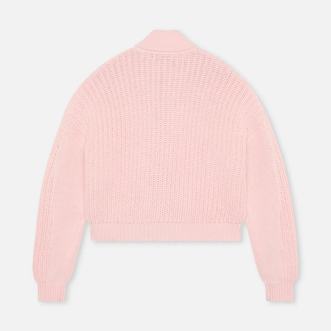 Sweater Scuffers SCFF Pink Knit Zipper