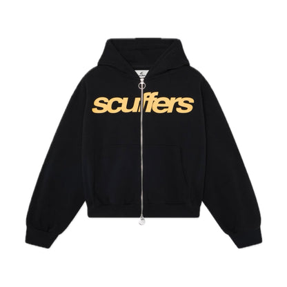 Poleron Scuffers Essential Black Zipper