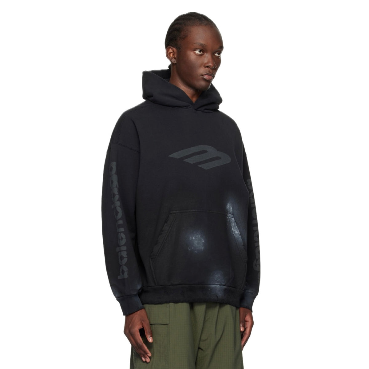 Poleron Balenciaga Medium Fit Faded Black