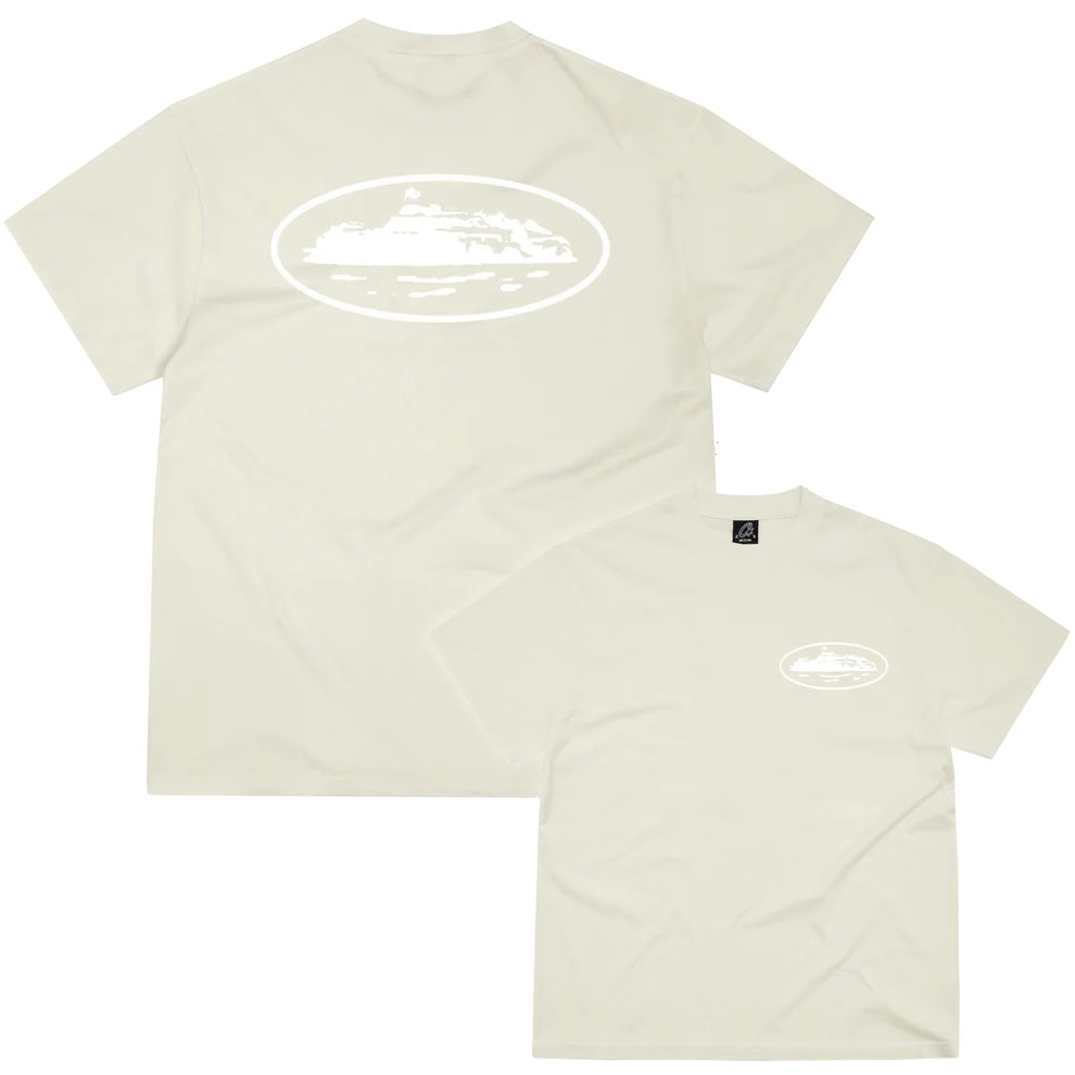 Polera Corteiz OG Island Tee Off White