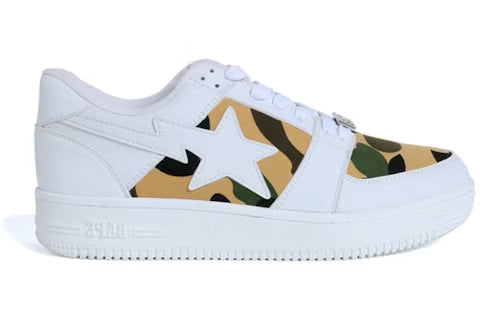 Bapesta Low M1 '1st Camo - White
