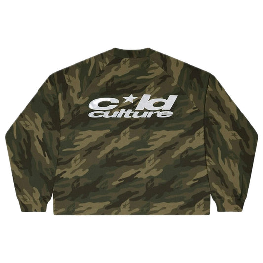 Polera Cold Culture Camo Thermal Longsleeve Tee Green
