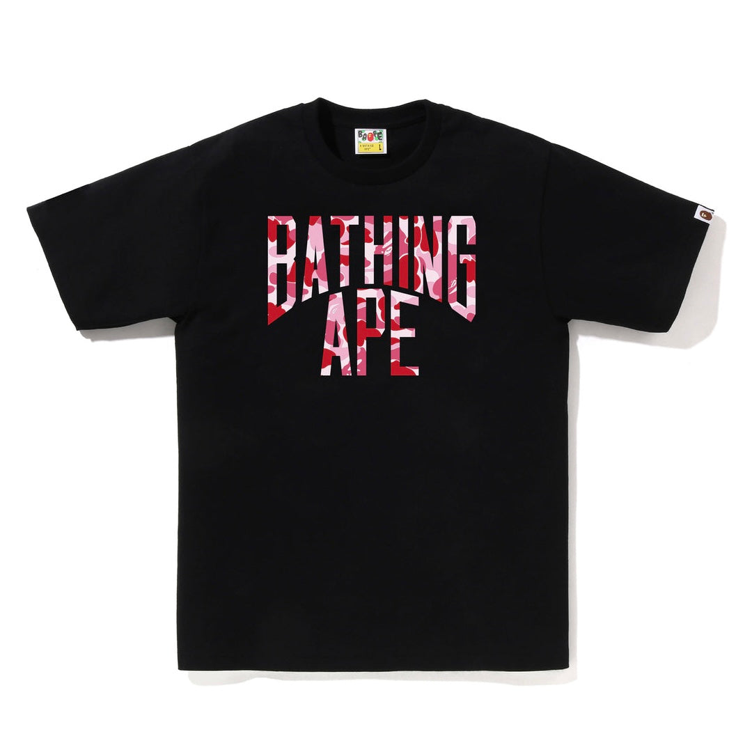Polera BAPE ABC Camo NYC Logo Black/Pink
