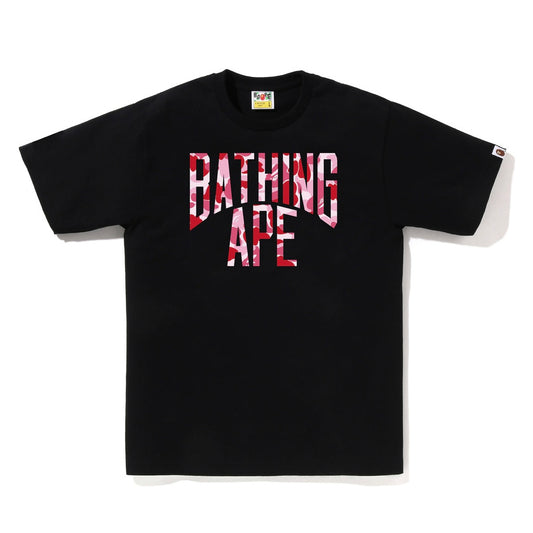 Polera BAPE ABC Camo NYC Logo Black/Pink