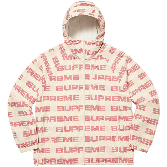 Chaqueta Supreme Logo Ripstop Hooded Track Jacket Natural