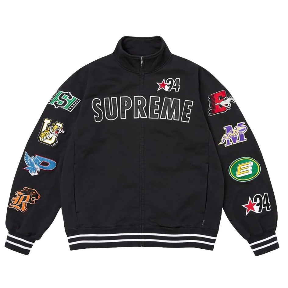 Poleron Supreme Mascots Zip Up Sweatshirt Black