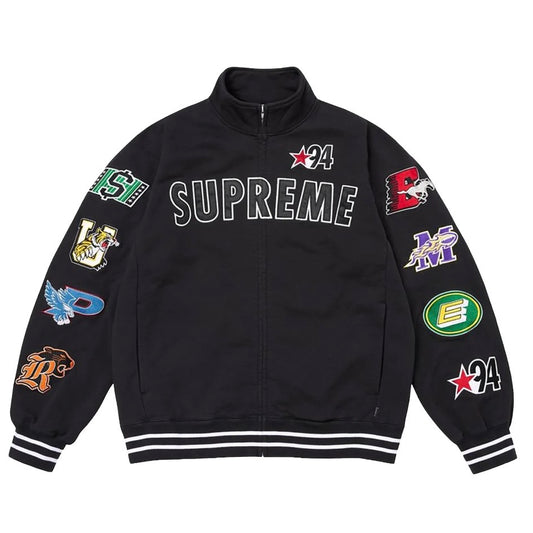 Poleron Supreme Mascots Zip Up Sweatshirt Black