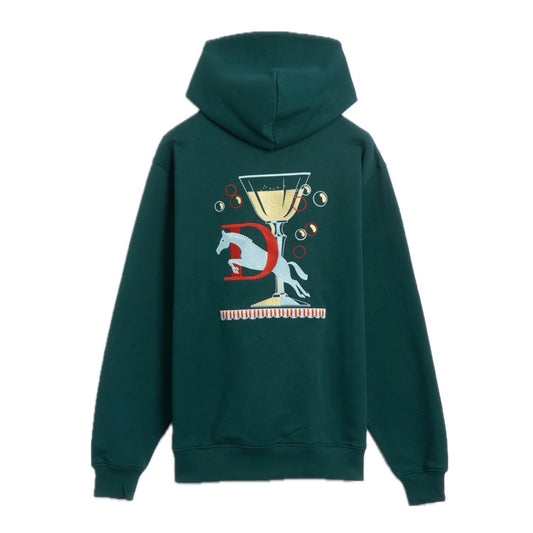 Poleron Drole de Monsieur “NFPM” Le Hoodie Polo Dark Green