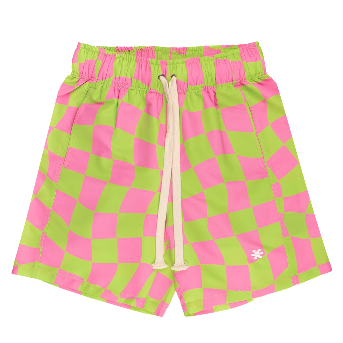 Short Cabrio Checks Pink/Green