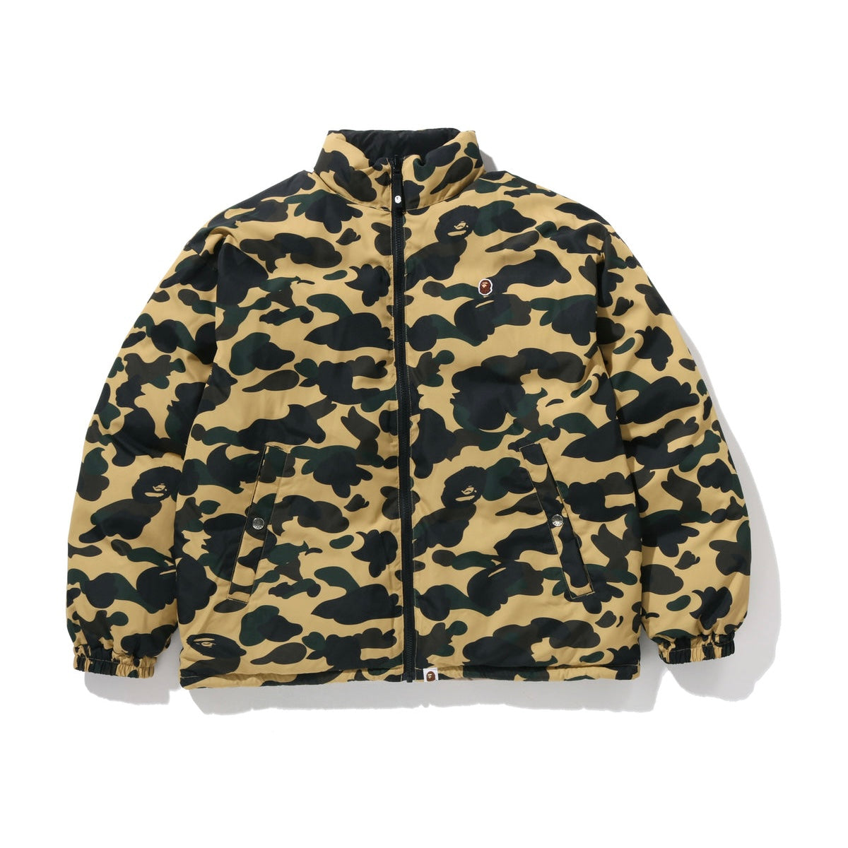 Chaqueta Bape 1ST Camo Reversible Down Jacket Yellow