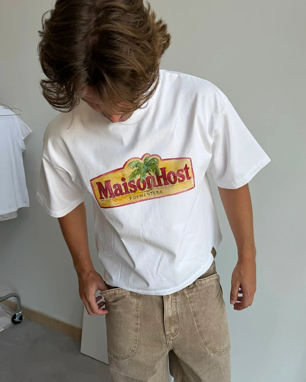 Polera Maison Host Formentera White