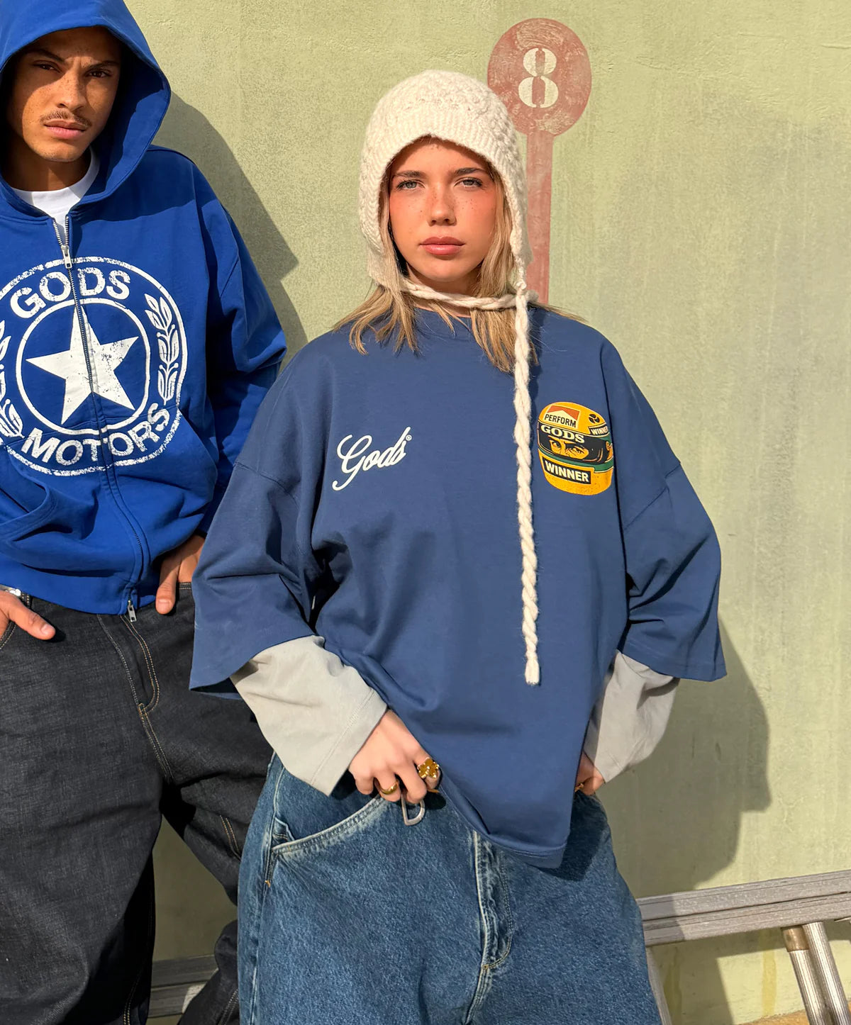 Polera Fake Gods AYR Boxy Tee Navy