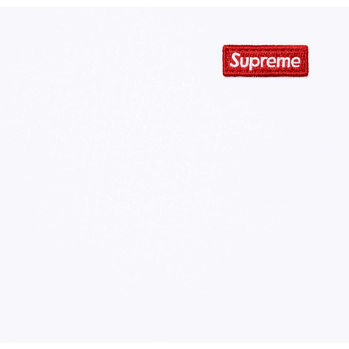 Polera Supreme Small Box Logo White FW25