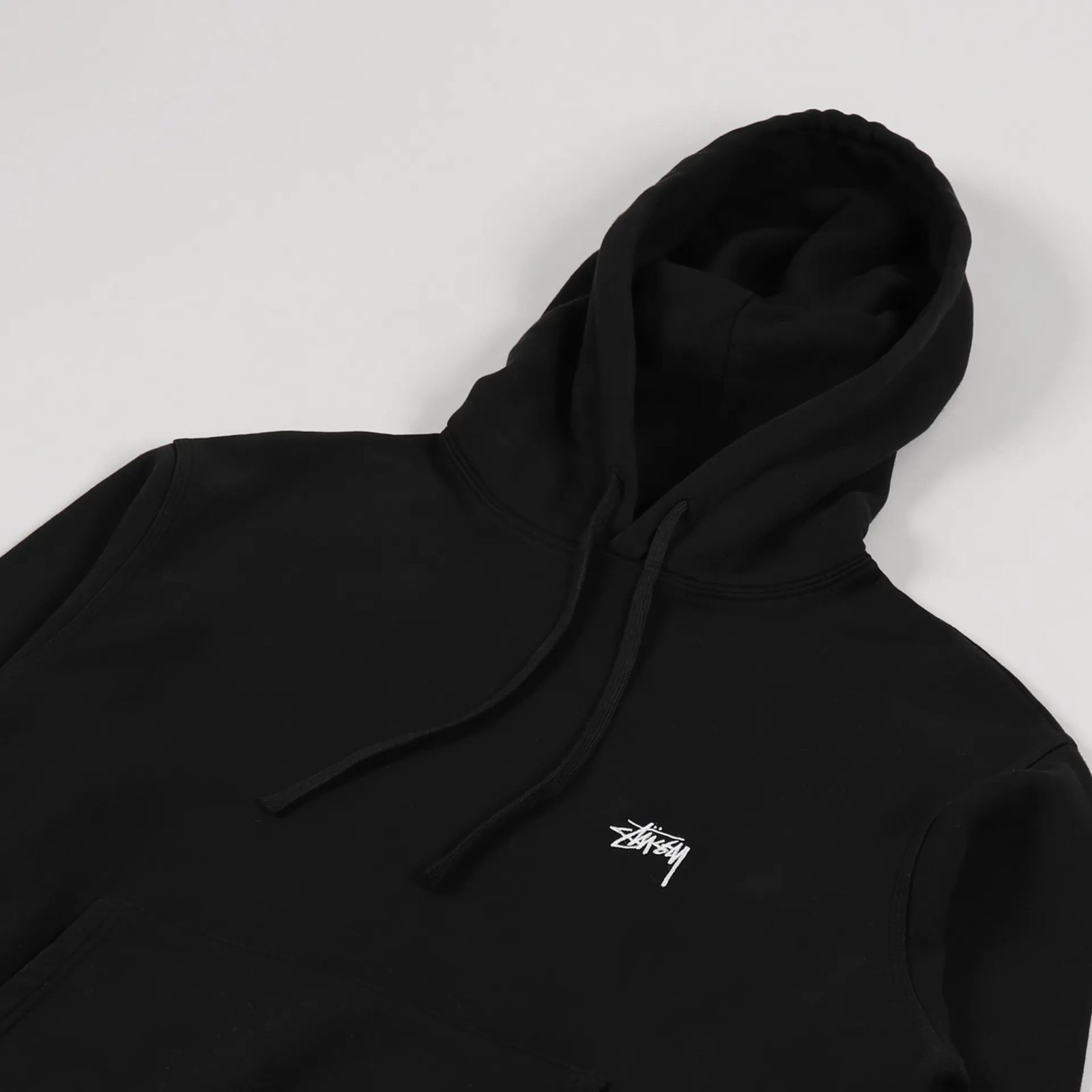 Poleron Stussy Stock Logo Black