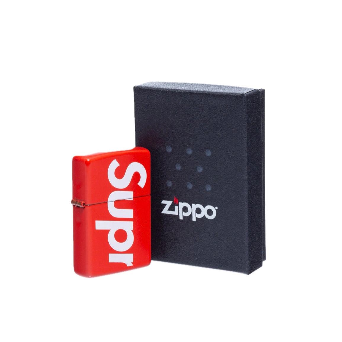 Lighter Supreme x Zippo Logo Sup Red