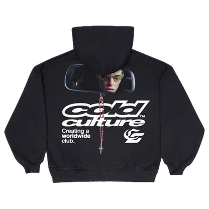 Poleron Cold Culture Driving Mirror Hoodie Black