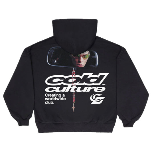 Poleron Cold Culture Driving Mirror Hoodie Black
