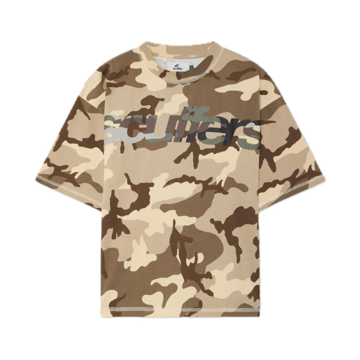 Polera Scuffers Double Camo Brown
