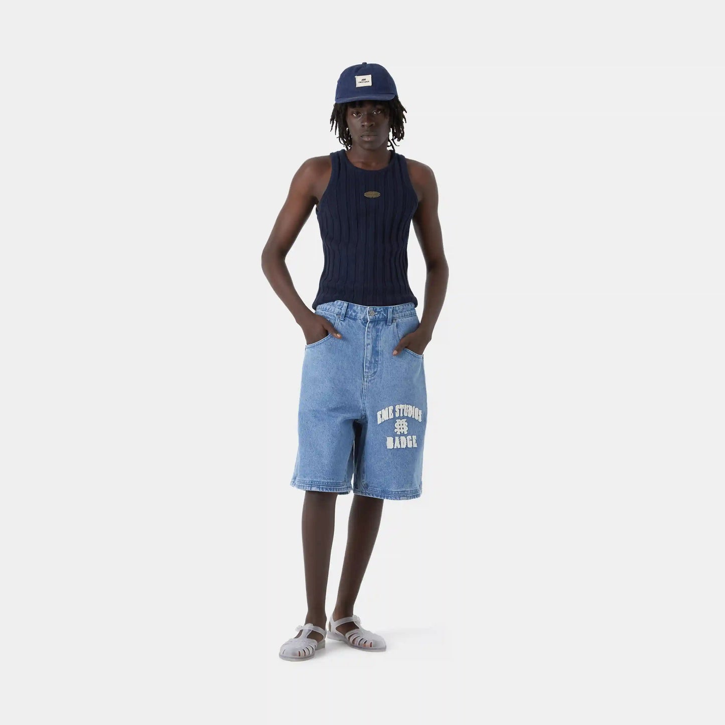 Short Eme Studios Badge Blue Jorts