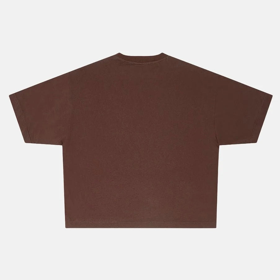 Polera Cold Culture Wild Snake Tee Brown