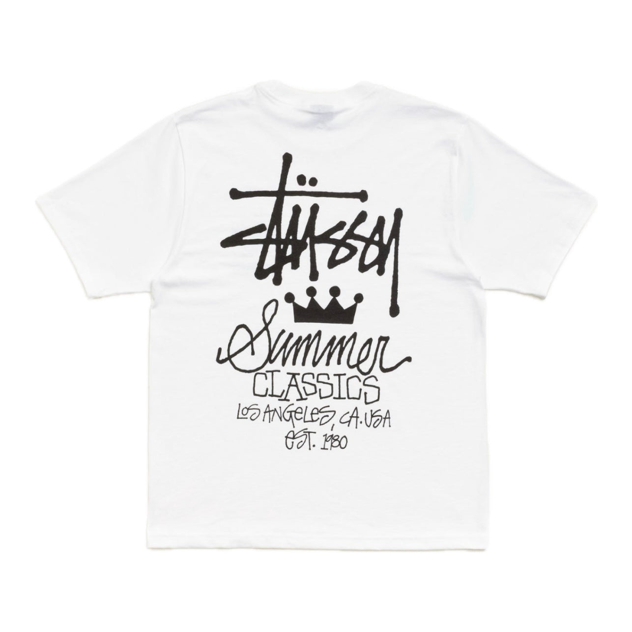 Polera Stussy Summer Classics White