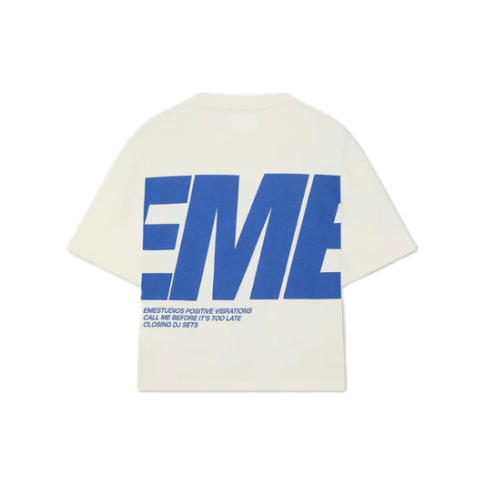 Polera Eme Studios Thrill Off Sand Oversizez