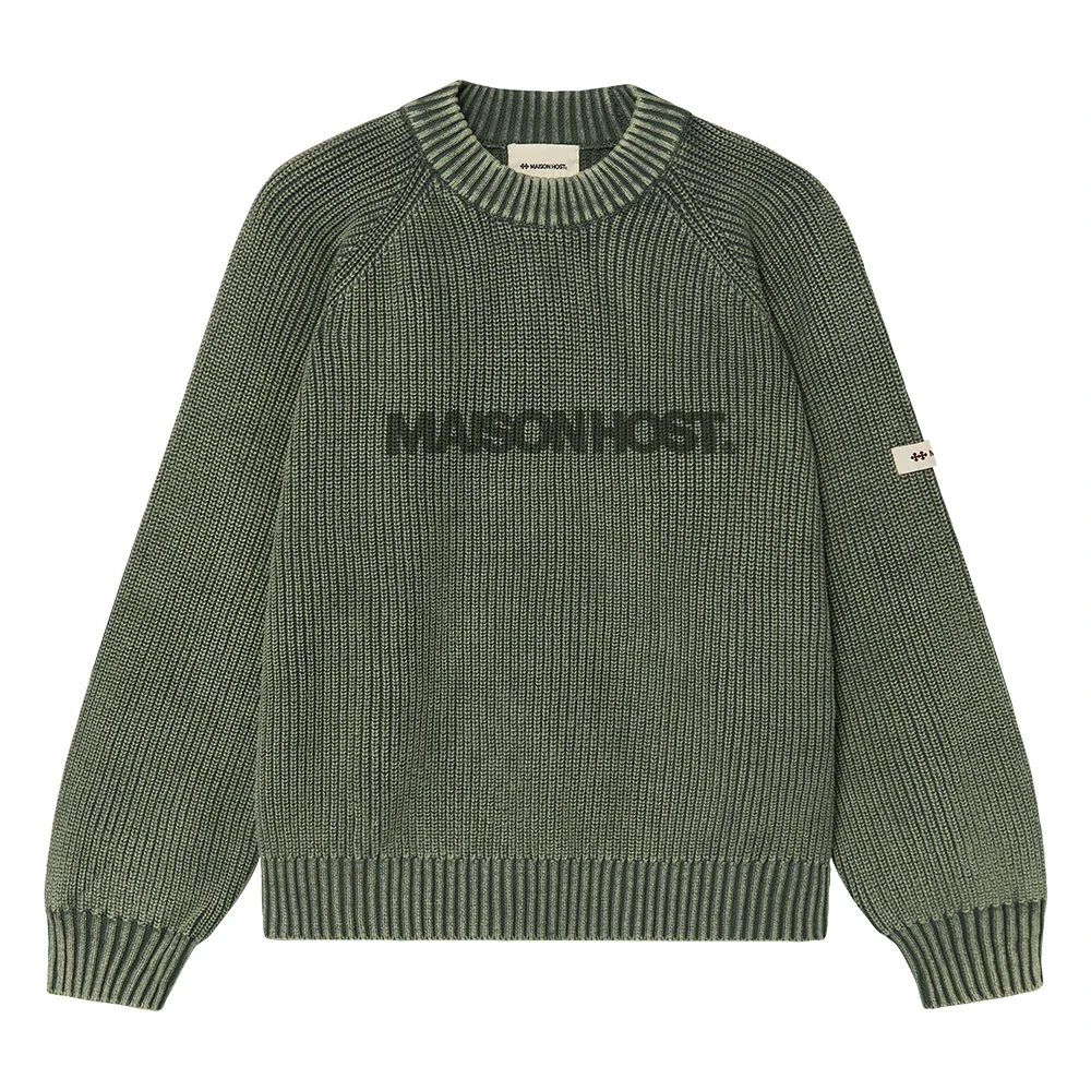 Sweater Maison Host Iconic MH Knit Green