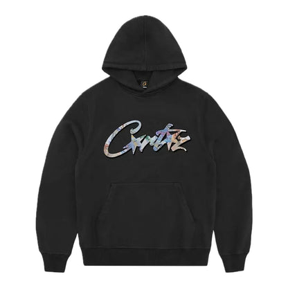 Poleron Corteiz Euro Allstarz Black Hoodie
