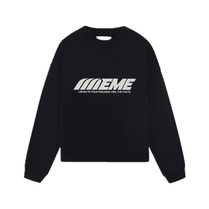Poleron Eme Studios Staple Shadow Oversized Crewneck