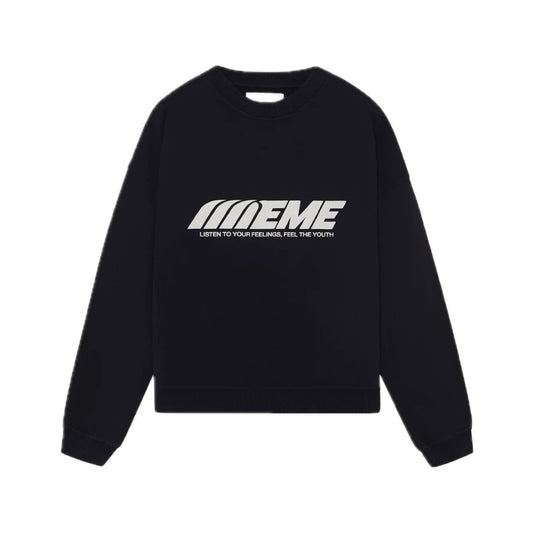 Poleron Eme Studios Staple Shadow Oversized Crewneck