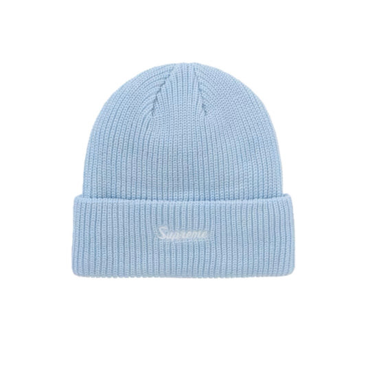 Gorro Supreme Loose Gauge Beanie Light Blue FW25