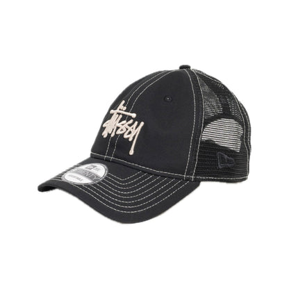Gorro Stussy x New Era 9Twenty Basic Trucker Black