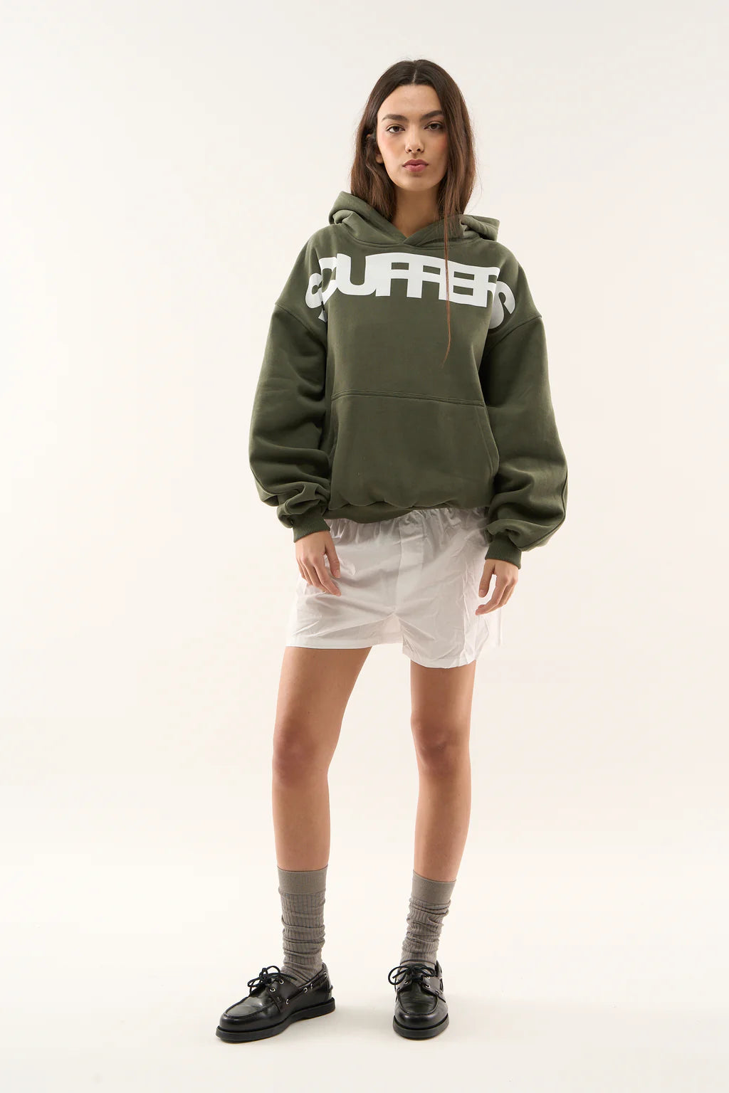 Poleron Scuffers Flock Green Hoodie